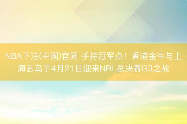 NBA下注(中国)官网 手持冠军点！香港金牛与上海玄鸟于4月21日迎来NBL总决赛G3之战