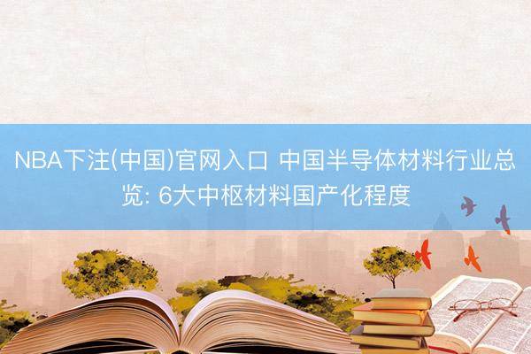 NBA下注(中国)官网入口 中国半导体材料行业总览: 6大中枢材料国产化程度