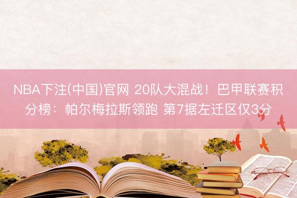 NBA下注(中国)官网 20队大混战！巴甲联赛积分榜：帕尔梅拉斯领跑 第7据左迁区仅3分