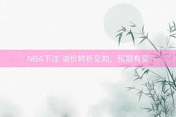 NBA下注 油价转折见知，预期有变