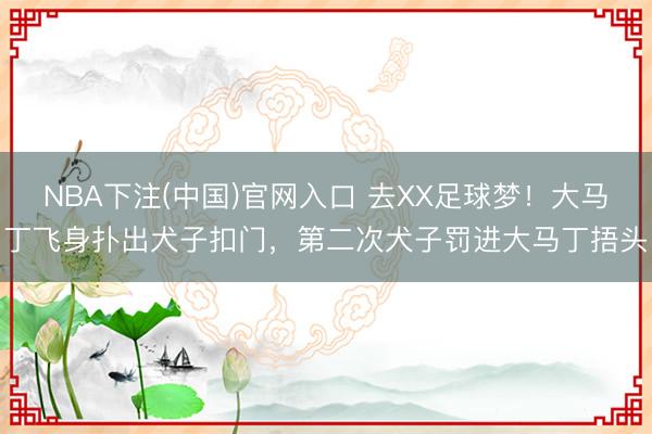 NBA下注(中国)官网入口 去XX足球梦！大马丁飞身扑出犬子扣门，第二次犬子罚进大马丁捂头