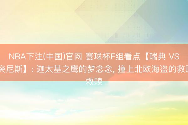 NBA下注(中国)官网 寰球杯F组看点【瑞典 VS 突尼斯】: 迦太基之鹰的梦念念， 撞上北欧海盗的救赎